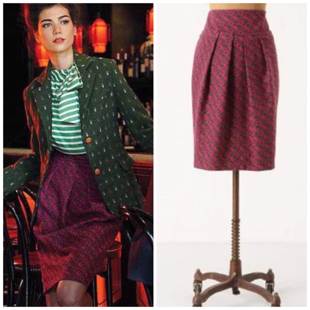 Eva Franco Shirr & Pleat Skirt - Picture 1 of 6